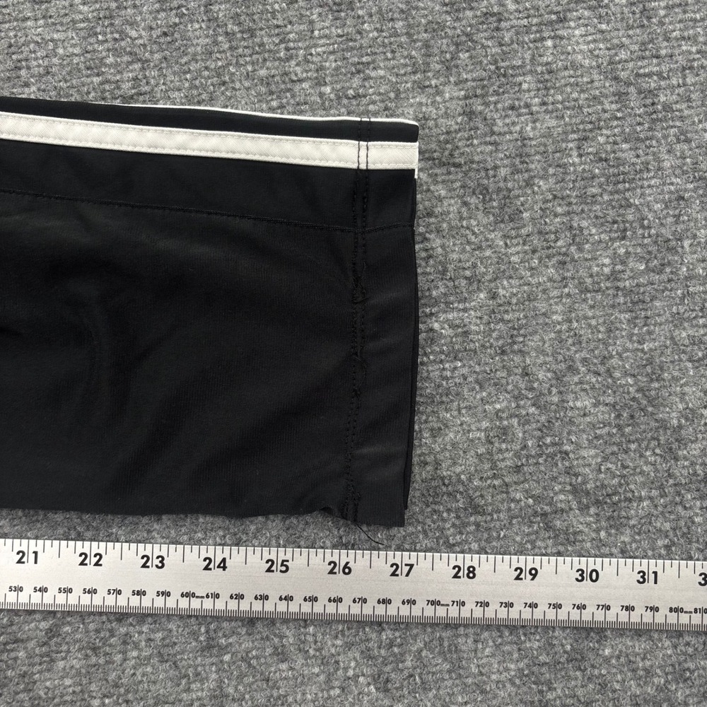 Adidas Track Pants Medium Black 3-Stripe Elastic Waist Athletic Trousers Womens - Picture 7 of 7